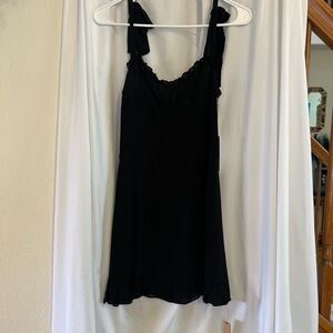 Reformation Black Mini Dress